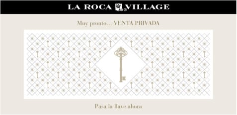 La Roca Village : Consigue un descuento 20% para su Venta Privada