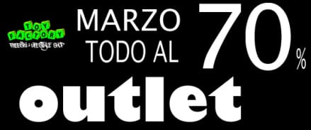 Venta especial outlet marzo Toy Factory - Noticias Outlet en Barcelona #90