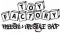 Logo Toy Factory Low Cost Area - Listado de tiendas outlet de ropa street wear, urban wear y hip hop en Barcelona