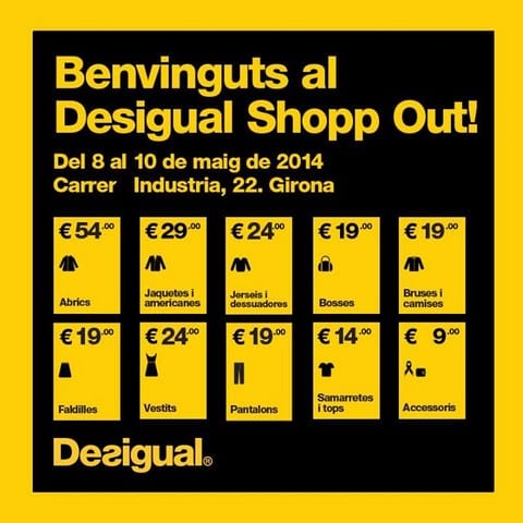 Desigual en Shopp Out Girona