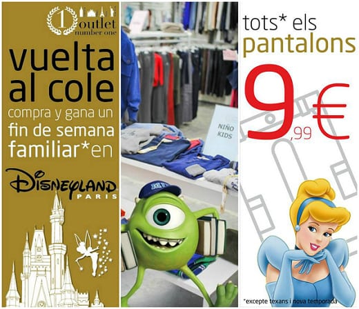 Outlet Number One - Sorteo Disneyland Paris - Noticias Outlet en Barcelona 205 