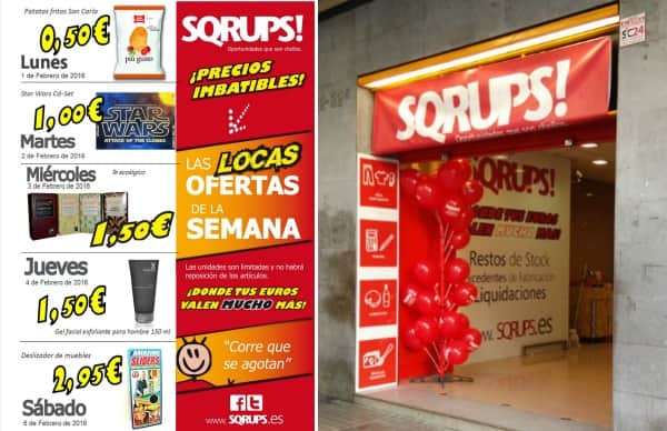 Sqrups Barcelona - Ofertas Febrero 2016 outlet stocks