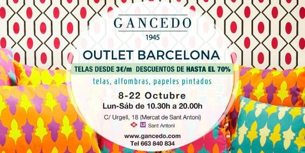 Outlet Gancedo Barcelona - Telas Alfombras - NOB 274 - Octubre 2016