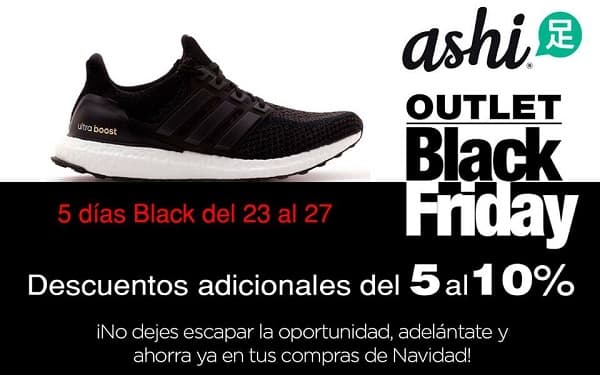 Outlet de Zapatillas - Ashi Sports - Black Friday 2016