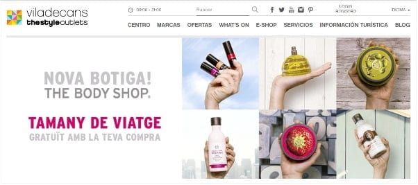 The Body Shop - Viladecans The Style Outlets - NOB 307 - Abril 2018