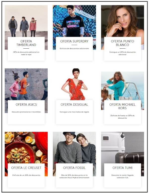 Ofertas Outlet - La Roca Village - NOB 310 - Junio 2018