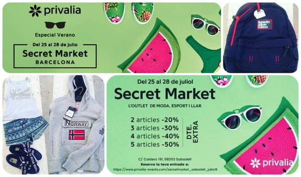 Secret Market Privalia - Barcelona Sabadell - Julio 2018 - NOB 312