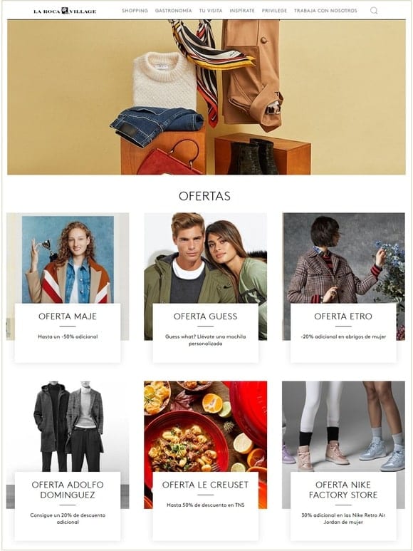 Ofertas en La Roca Village - NOB 318 - Noviembre 2018