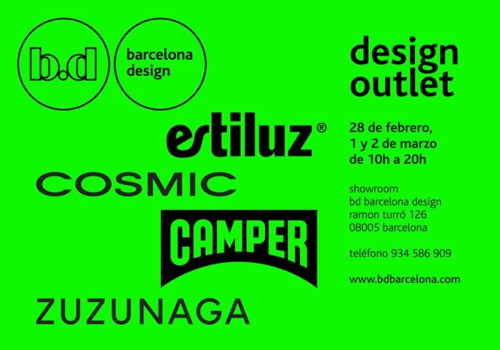 Design Outlet - Venta especial bd barcelona - NOB 324 - Febrero 2019