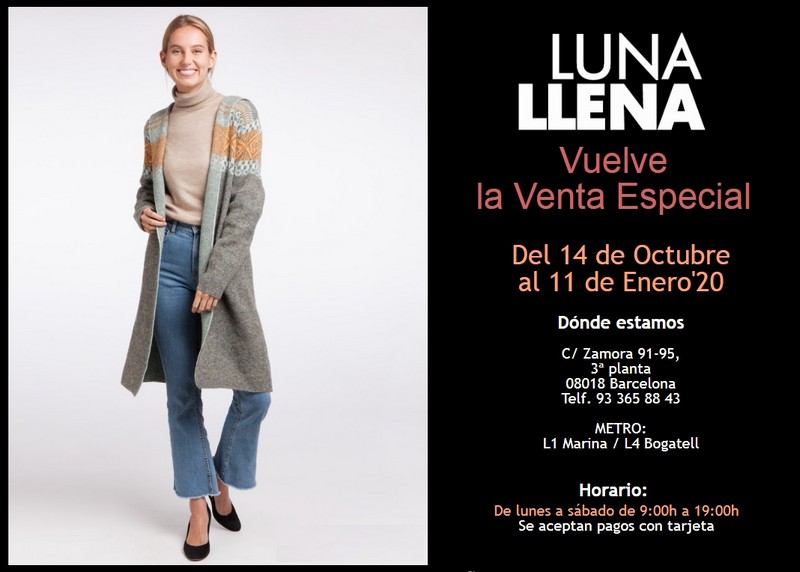 Venta especial Luna Llena Poblenou Barcelona - Noviembre 2019